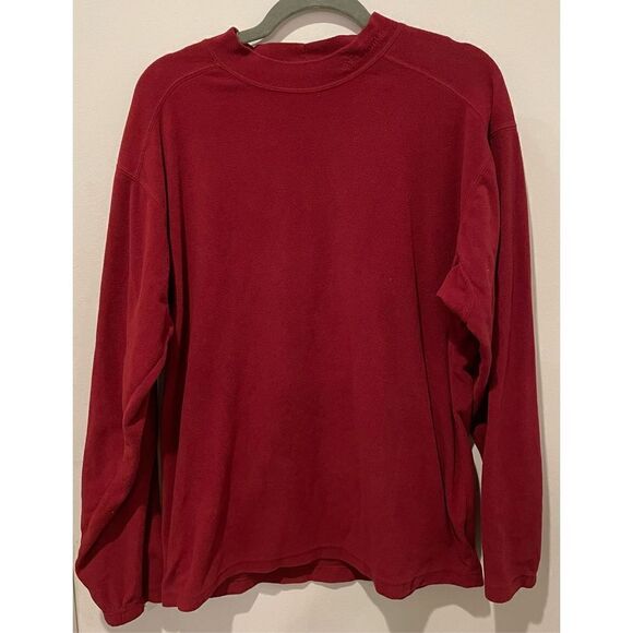 Columbia Men’s Turtleneck Pullover Fleece Red Size Large - Picture 2 of 11